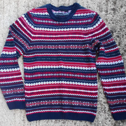 Μπλούζα πλεκτή σε φαρδιά γραμμή