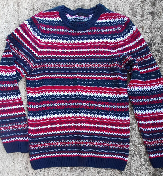 Μπλούζα πλεκτή σε φαρδιά γραμμή