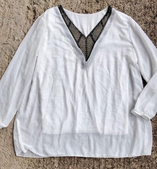 Μπλούζα σε φαρδιά γραμμή