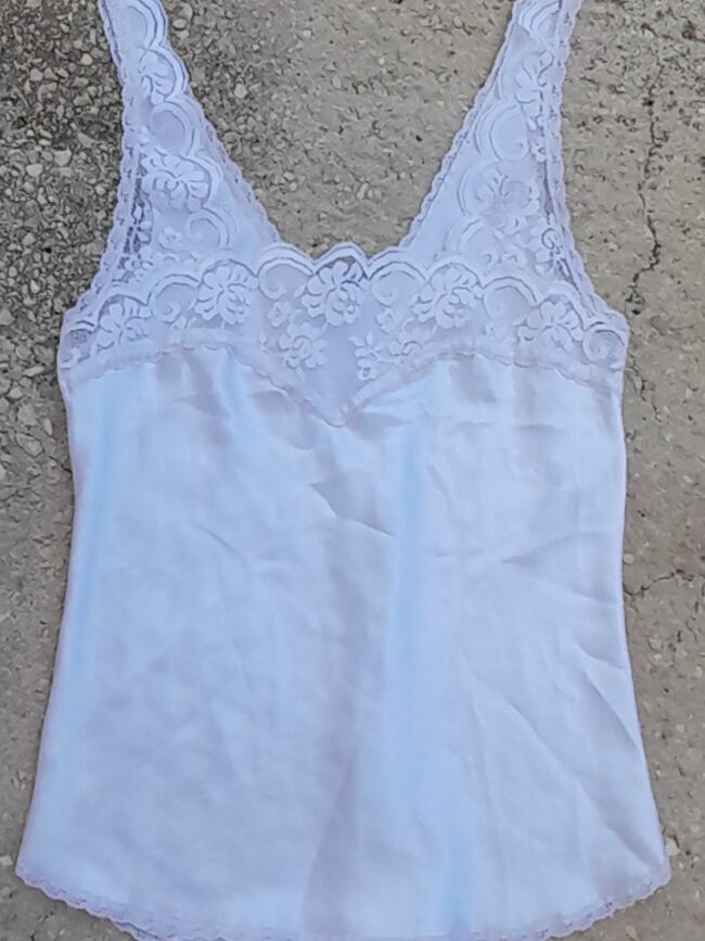 ΛΕΥΚΟ LINGERIE ΣΑΤΕΝ ΚΑΙ ΔΑΝΤΕΛΑ