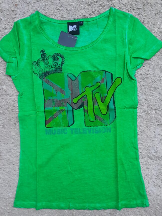 Mtv ΚΟΝΤΟΜΑΝΙΚΗ ΜΠΛΟΥΖΑ ΒΑΜΒΑΚΕΡΗ ΣΕ ΔΥΟ ΧΡΩΜΑΤΑ
