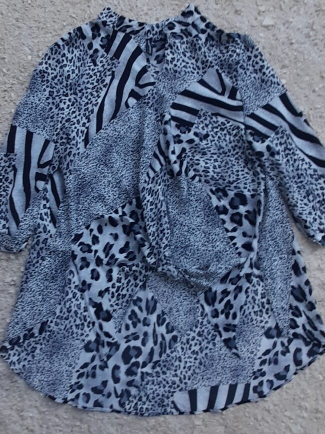 ΠΟΥΚΑΜΙΣΑ ΣΕ Α ΓΡΑΜΜΗ ANIMAL PRINT ΜΕ ΔΕΣΙΜΟ ΜΠΡΟΣΤΑ