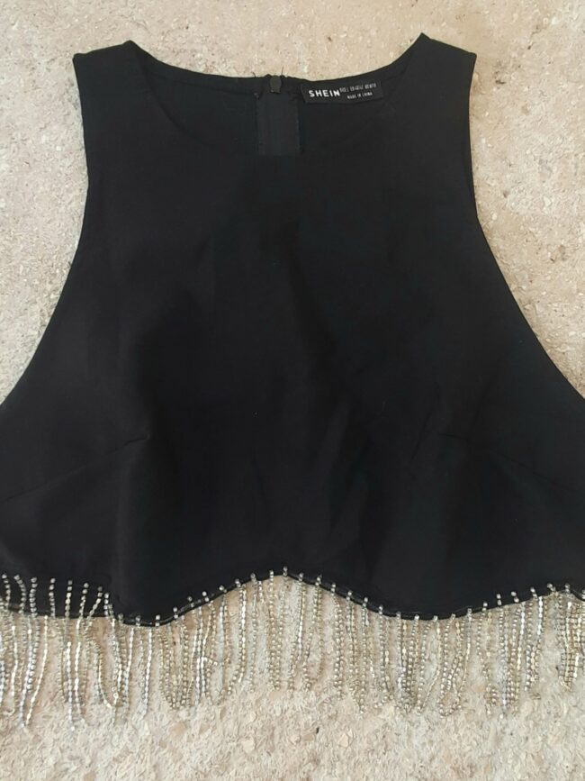 AMANIKO TOP ΜΕ ΚΡΟΣΙΑ ΣΤΡΑΣ